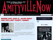 Tablet Screenshot of amityvillenow.com